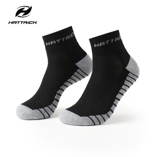 جورب أسودxرمادي ربع ساق