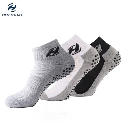 جوارب منع للانزلاق قصير - طقم 3 أزواج