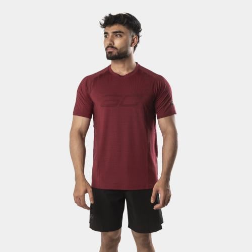 تي شيرت رياضي بأكمام قصيرة - STRIDE CORE