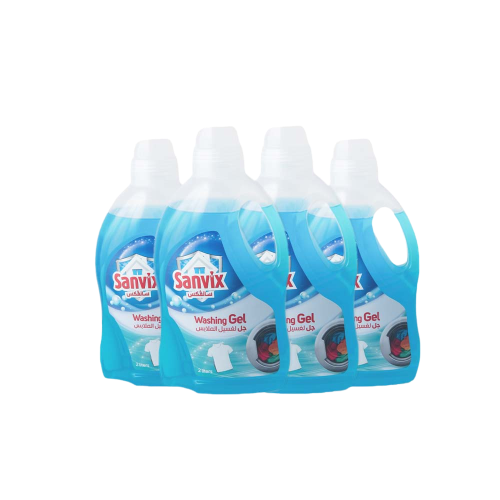 جل غسيل الملابس 4 عبوات بحجم 2 لتر