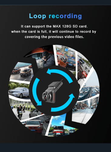 داش كام شريحة كامرتين امامي وخلفي مع تتبع GPS شريح...