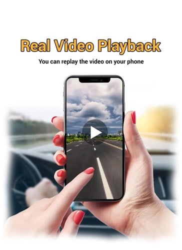 كاميرا داش كام للسيارات الأمامية والخلفية مع مستشع...