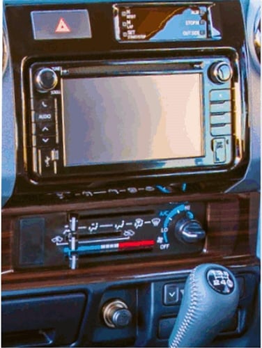 فريم شاشة تويوتا XASI 2008-2018 بني (9 بوصة) (كانب...