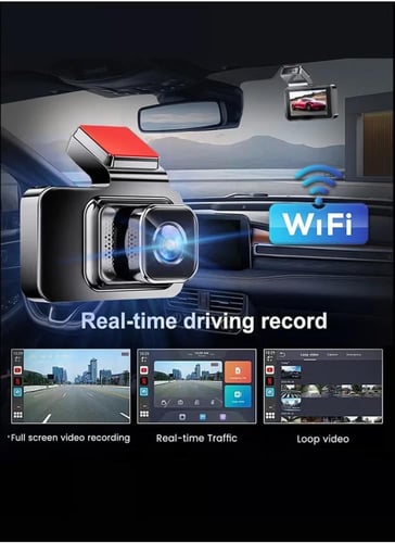 داش كام كاميرتين مع شاشة أمامي و خلفي