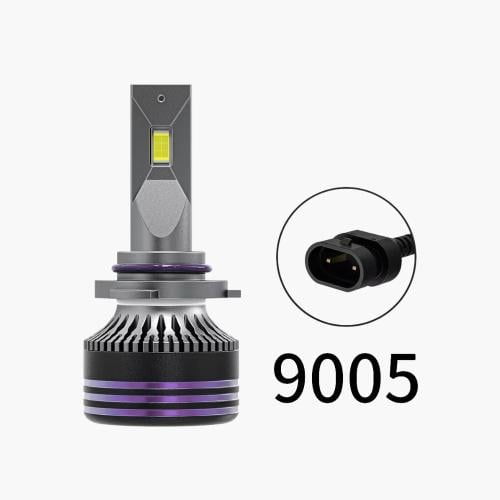 مصابيح أمامية LED مقاومة للماء للسيارة مقاس 9005