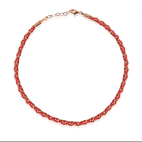 خلخال ضفاير خيط وفضه