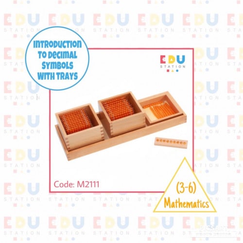 Introduction to Decimal Symbols with Tray - صينية...
