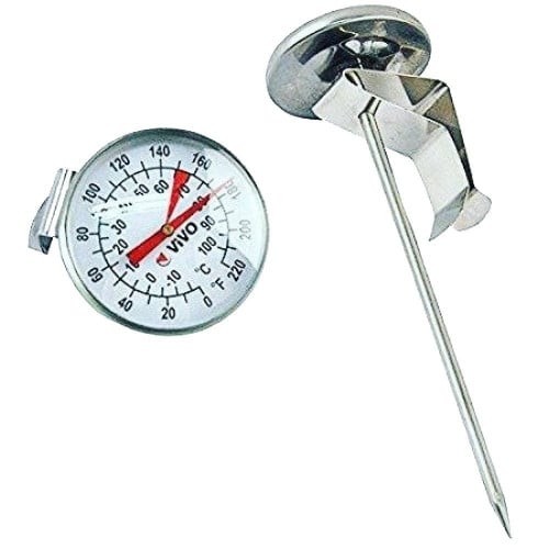 مقياس الحرارة مع ماسك