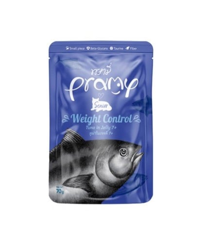 برامي مغلف للقطط الكبيرة بالسن بنكهة التونه في الج...