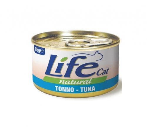 لايف كات معلب قطط بنكهة التونا 85 جرام