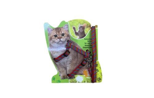 صدرية للقطط مع حبل - متعدد الالوان