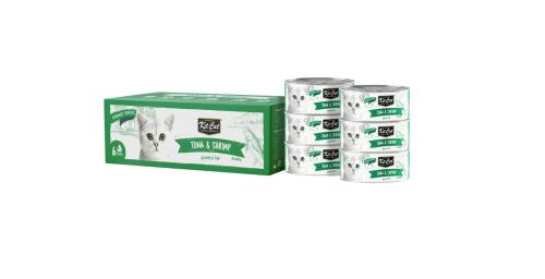 كت كات معلبات للقطط بنكهة تونا وجمبري 6 * 50 جرام