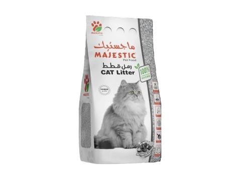 ماجستيك رمل للقطط برائحة اكتيف كربون - متعدد الاحج...