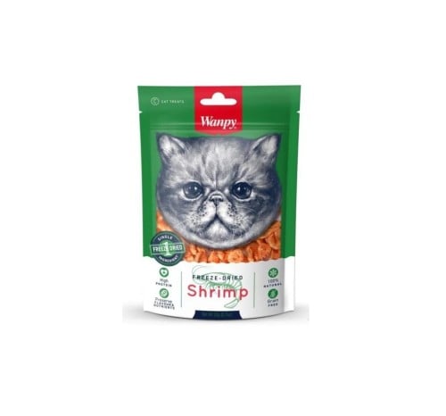 وانبي مكافات للقطط جمبري مجفف بالتجميد 20 جرام