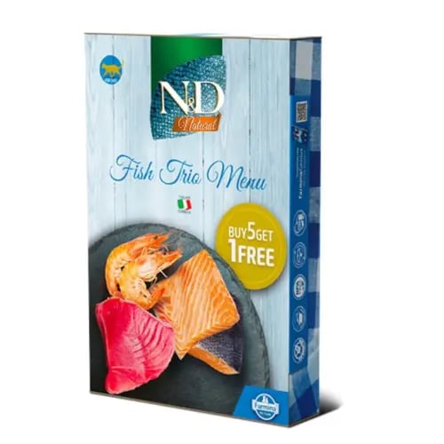 ان آند دي ناتشورال نكهات بحرية 6*70g