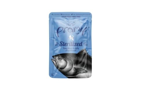 برامي مغلف للقطط المعقمة بنكهة التونة في الجيلي 70...