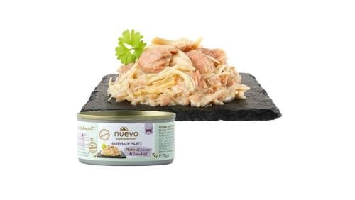 نيوفو معلب قطط بنكهة الدجاج والتونة 70 جرام