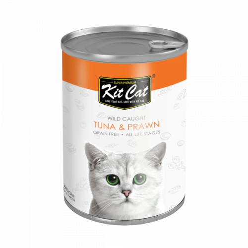 كت كات معلب قطط بنكهة التونا والجمبري 400 جرام