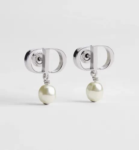 حلق ديور فضي