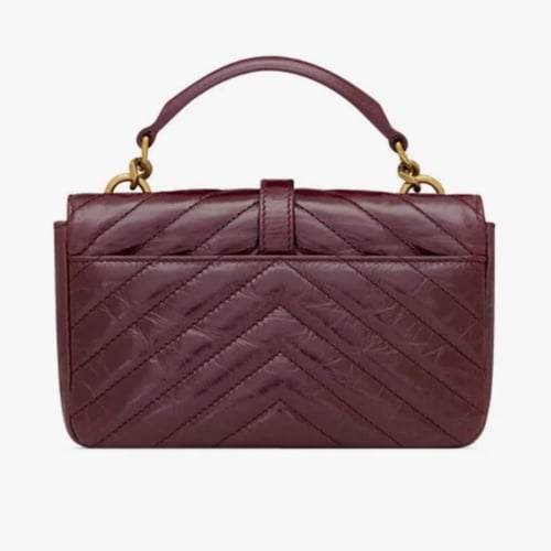 شنطة سان لوران عنابي