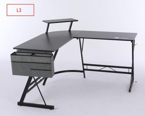 طاولة قيمنق على شكل حرف L