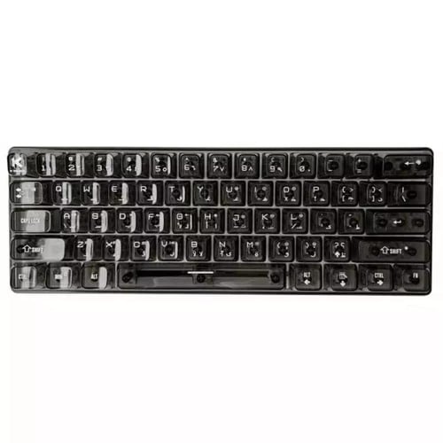نوع لوحة المفاتيح: سلكي + بلوتوث + 2.4 جيجاهرتز ال...