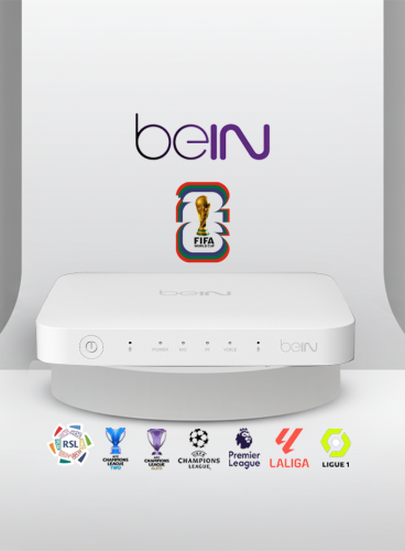 رسيفر بي ان beIN 4K مع اشتراك 3 أشهر في باقة قمة شامل كأس العالم 2026