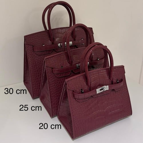 كروك لارج عودي قفل فضي