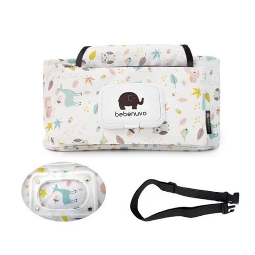 شنطة لعربة الاطفال مع مكان منديل