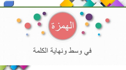 عرض تقديمي لمادة اللغة العربية (1-2 ) الفصل الدراس...