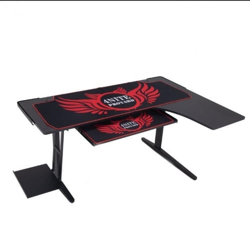 طاولة قيمنق زاوية لون اسود ماوس أحمر