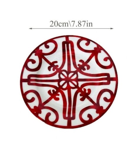 كوب ايرمز مع صحن حلا