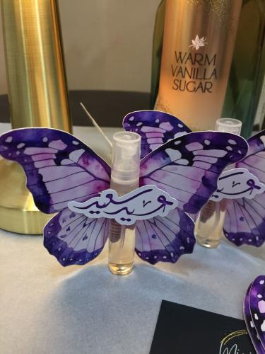 توزيعات الفراشات بعطر ورم فانيلا شوغر