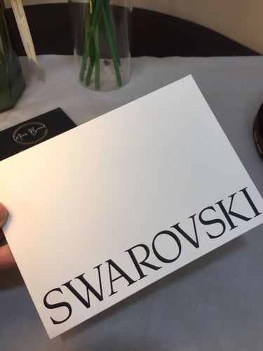 كارد قفت سواروفسكي