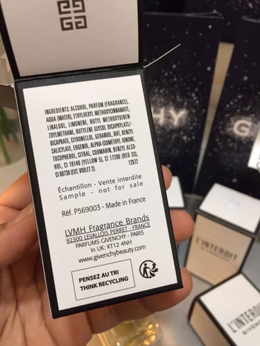 توزيعات عطر جفنشي لانترديت