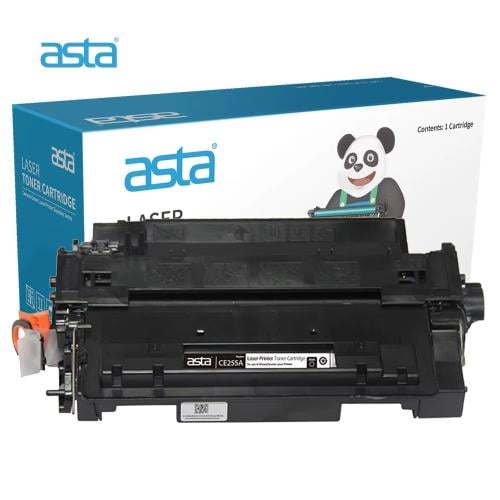 خرطوشة حبر ASTA 55A CE255A سوداء متوافقة مع طابعات...