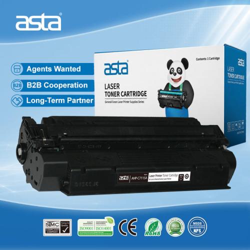خرطوشة حبر ASTA 15A سوداء متوافقة مع طابعات HP