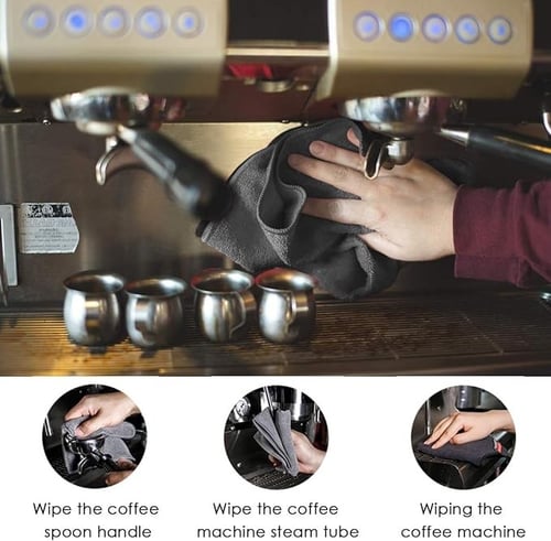 طقم منشفة تنظيف باريستا من أربع قطع