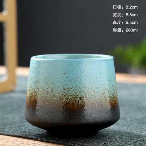 كوب فخار تصميم ياباني 200 مل