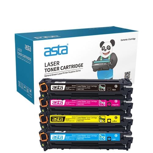 طقم خراطيش حبر ASTA 125A CB540A CB541A CB542A CB54...