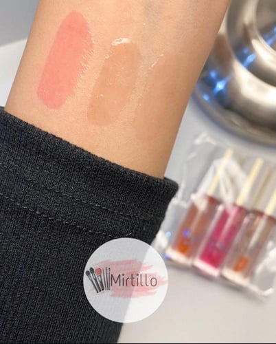 مجموعه قلوسات 3 حبات ( وردي - مشمشي - شفاف)