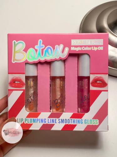 مجموعه قلوسات 3 حبات ( وردي - مشمشي - شفاف)