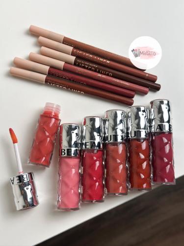 مجموعة 6 قلوسات بديل سيفورا + 6 محددات بديل ميبلين