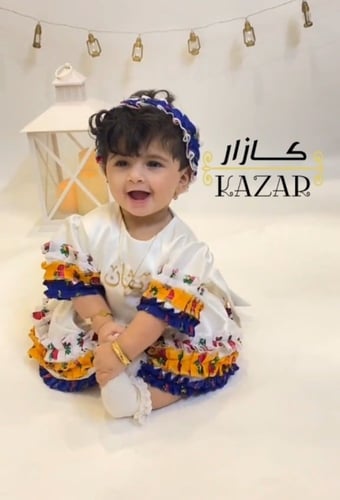 فستان شالكي بناتي