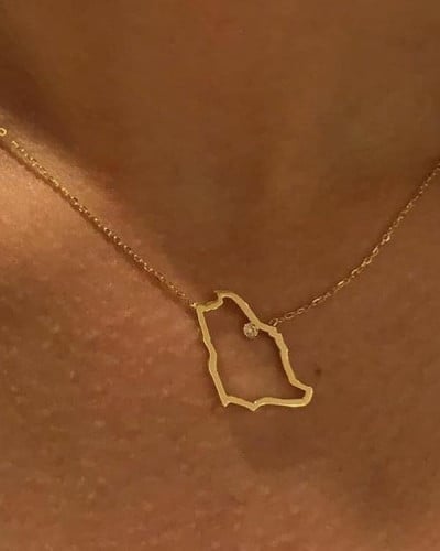 سلسال خريطه المملكه مطلي