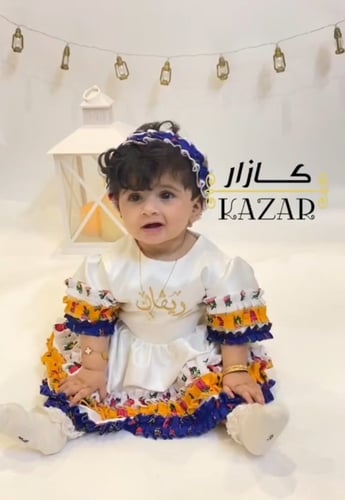 فستان شالكي بناتي