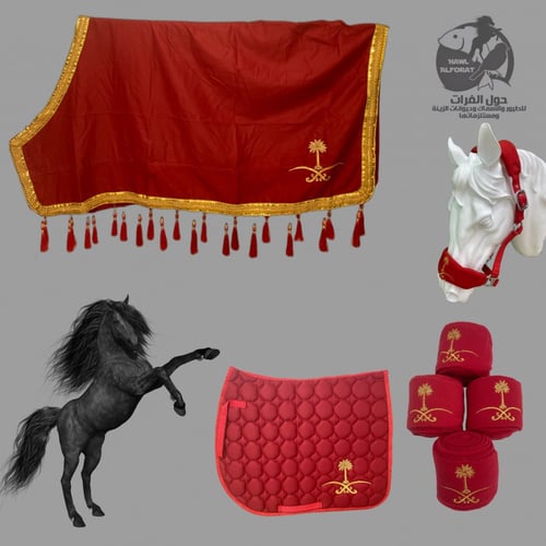 طقم اجلال زينة بالشعار السعودي 4 قطع HF10009A