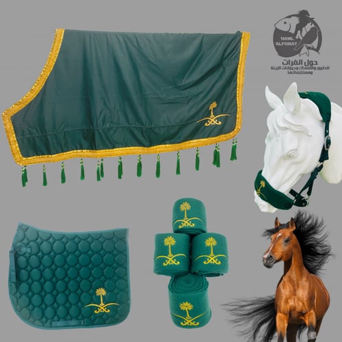 طقم اجلال زينة بالشعار السعودي 4 قطع HF10009A