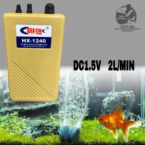 مضخة هواء للاسماك بالبطاريات HX-1240