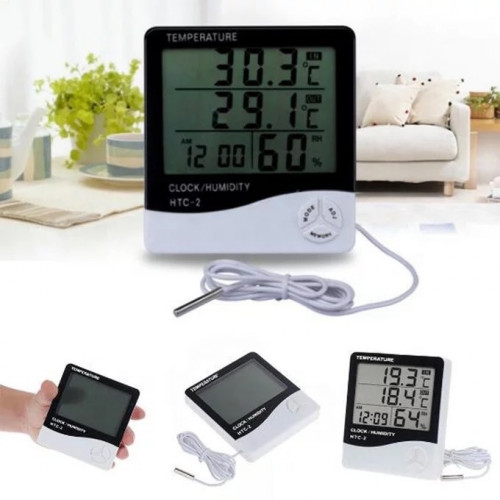 مقياس حرارة ورطوبة ديجيتال HTC-2